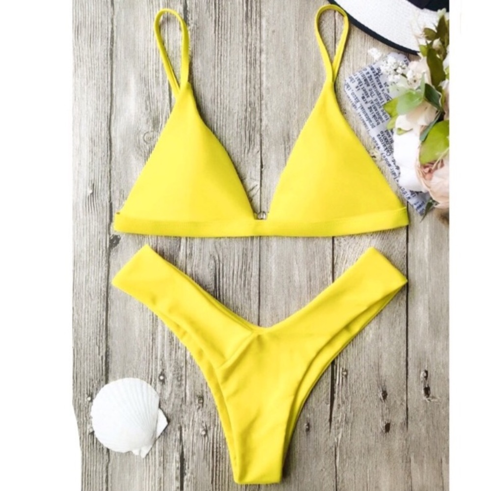 Yellow bikini set